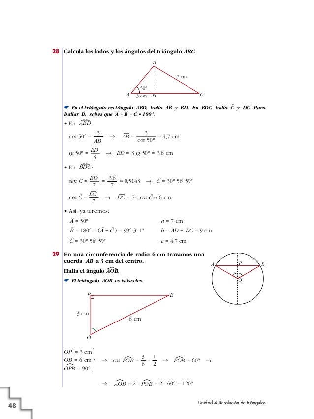 4 Resolver Triangulos