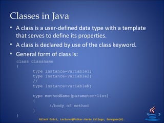 4. Classes and Methods | PPT | Programming Languages | Computing