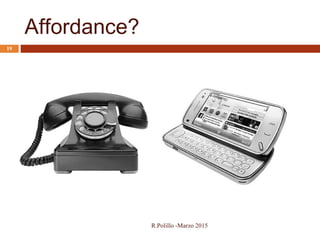 Affordance?
R.Polillo -Marzo 2015
19
 