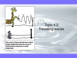 Topic 4.2
Travelling waves
 