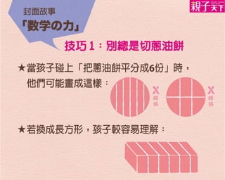 4個技巧,帶孩子迎戰分子分母 | PPS