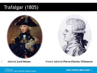 Juan Antonio López Luque
Trafalgar (1805)
 Admiral Lord Nelson French Admiral Pierre-Charles Villeneuve
 