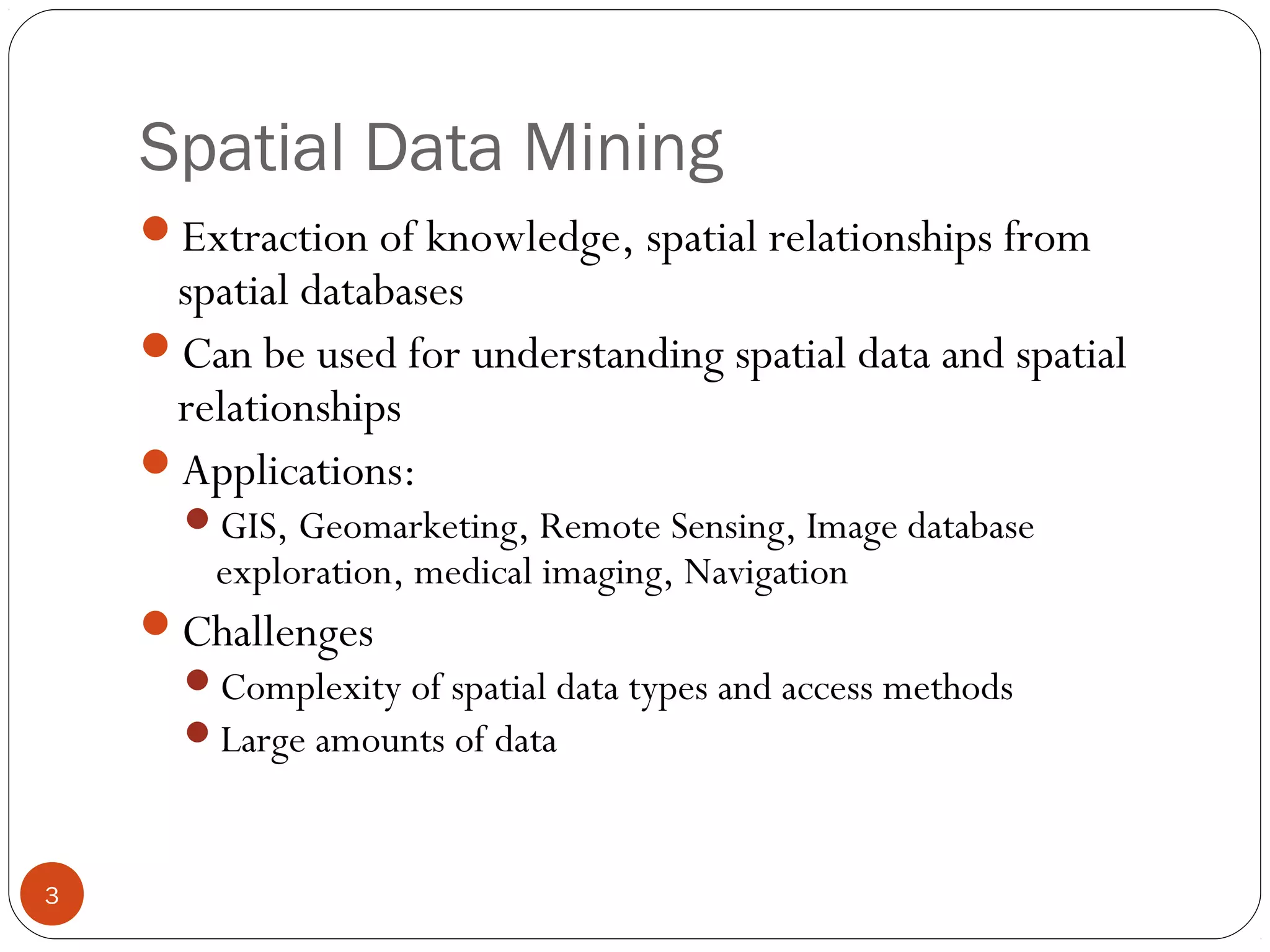 4.2 spatial data mining | PPT
