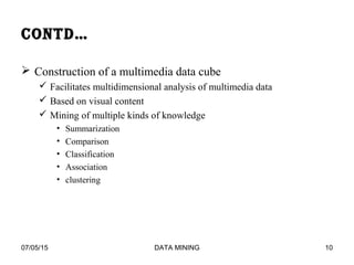 4.3 multimedia datamining | PPT
