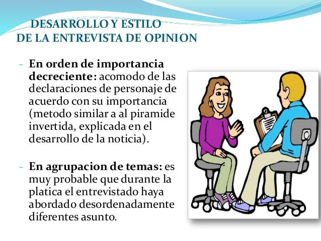 entrevista opinion