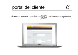 portal del cliente
 
