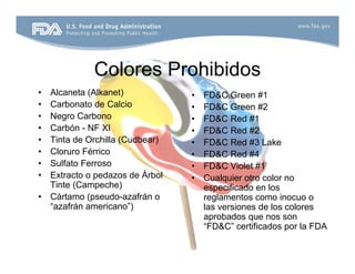 4. requisitos de la fda para alimentos de peru | PDF