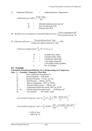 Compressor Energy Calculation 4.8.compressors | PDF