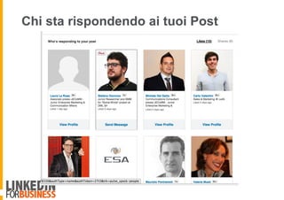 Chi sta rispondendo ai tuoi Post
 