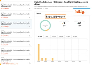 Usare Url Shortener come Bit.ly
https://bitly.com/
 