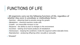 4. unicellular, multicellular & cell differentiation | PPTX