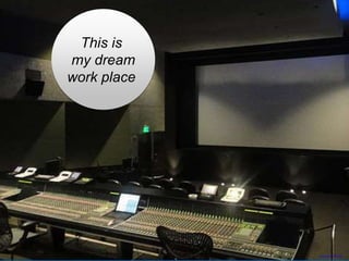 This is
my dream
work place
https://flic.kr/p/7PiHjp
 