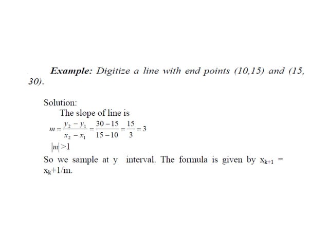 Output primitives in Computer Graphics | PPTX