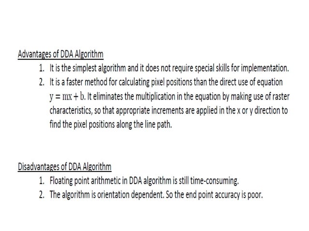 Output primitives in Computer Graphics | PPTX