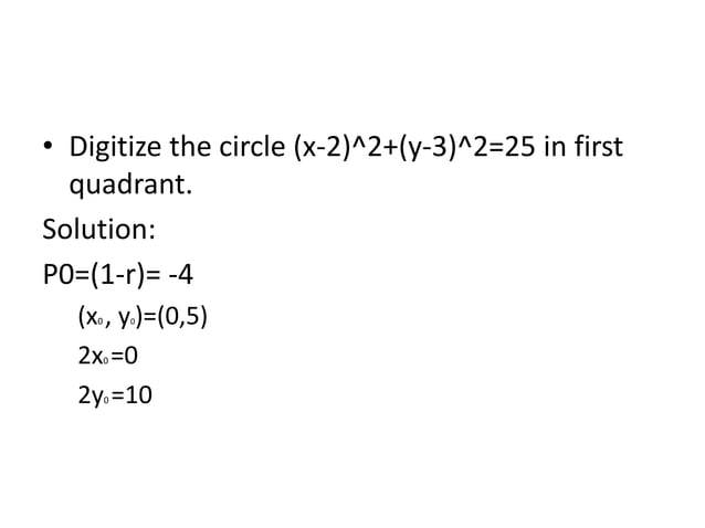 Output primitives in Computer Graphics | PPTX