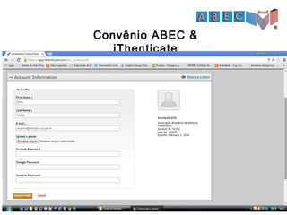 Convênio ABEC &
iThenticate
 
