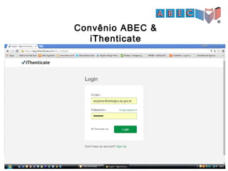 Convênio ABEC &
iThenticate
 