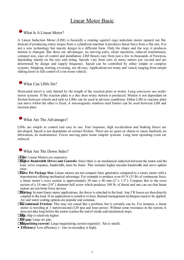 4. linear motor basics