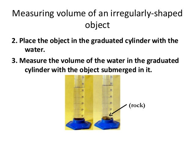 How to measure volume of water in a graduated cylinder — photo 1