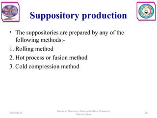 Tablets and Suppositories | PPT
