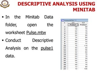 4. six sigma descriptive statistics | PDF