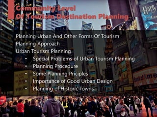 Tourism Destination Physical Planning | PDF