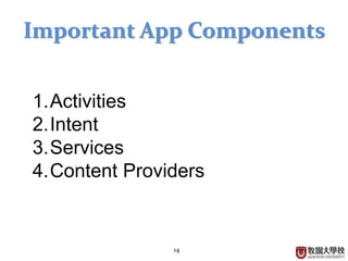 Android - Application Framework | PPTX