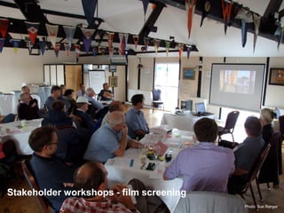 Stakeholder workshops - film screening
Photo: Sue Ranger
 