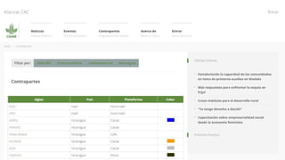 Constructing an Online Information System for Central America and  the Caribbean