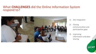 Constructing an Online Information System for Central America and  the Caribbean