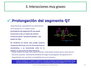 65Curso: Farmacología para Fisioterapeutas
.
3. Interacciones muy graves
 