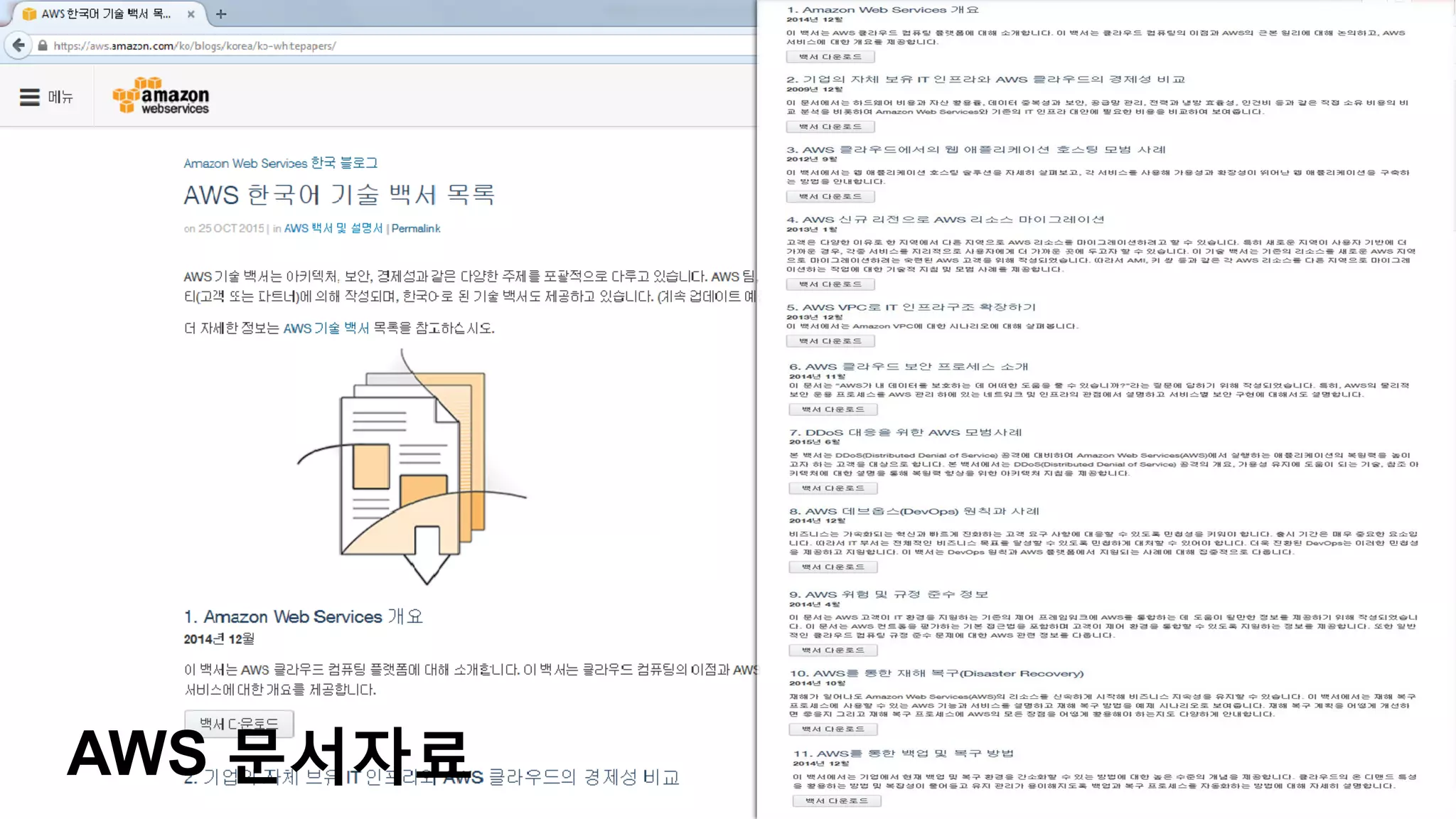 AWS 문서자료
 