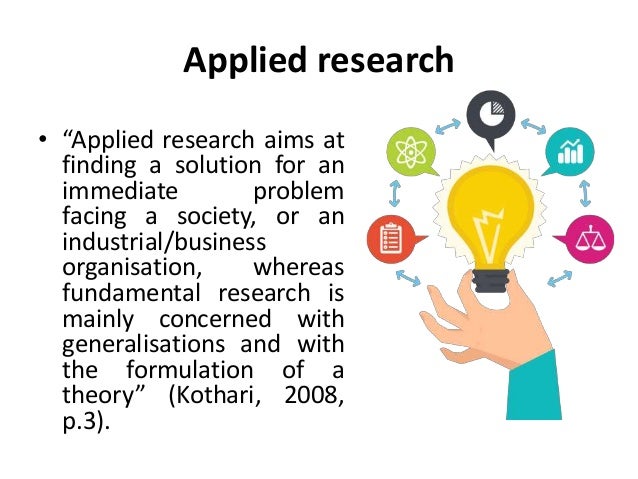 applied research is for