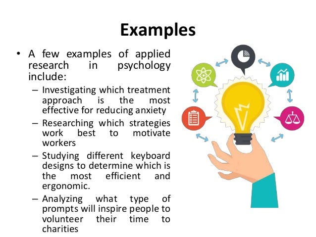 applied research psychology definition