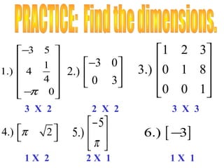 4.1 matrices | PPT