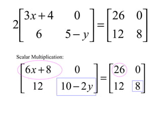 4 1 Matrices