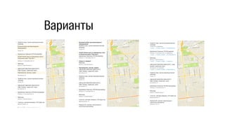 Варианты
 