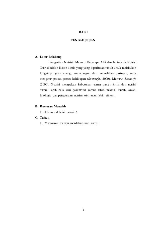 Askep Kebutuhan Nutrisi