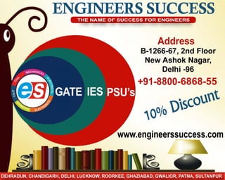 Chemical GATE COAching in Delhi Engineers SUccess