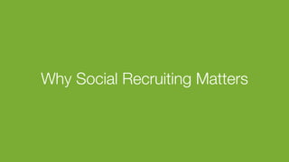 Glassdoor, Inc. 2008-2016#GDCHAT
Why Social Recruiting Matters
 
