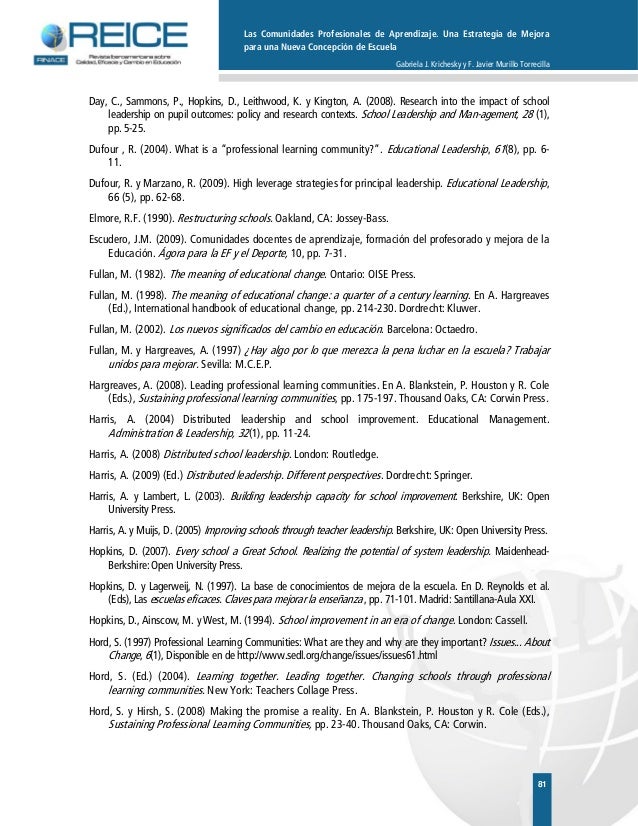 dufour r 2004 what is a professional learning community educational leadership 61 8 6 11 Conducting professional development—professional learning communities dufour, richard (2009) professional educational leadership, may 2004, v 61, no 8. dufour r 2004 what is a professional learning community educational leadership 61 8 6 11 Conducting professional development—professional learning communities dufour, richard (2009) professional educational leadership, may 2004, v 61, no 8.