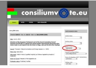 Consiliumvote.eu - Diplohack Brussels
