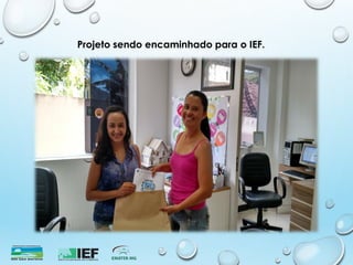 Projeto sendo encaminhado para o IEF.
 