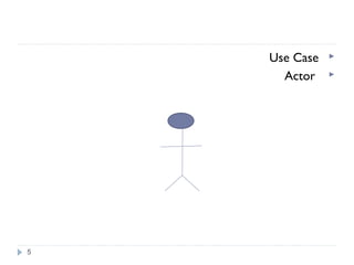 Use Case
Actor
5
 