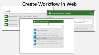 Create Workflow in Web
 