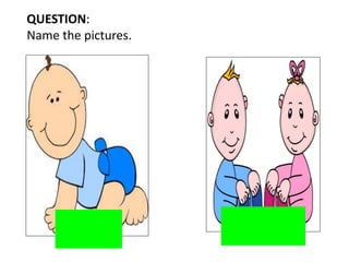 QUESTION:
Name the pictures.
 