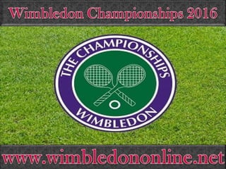 Watch Live Wimbledon Tennis