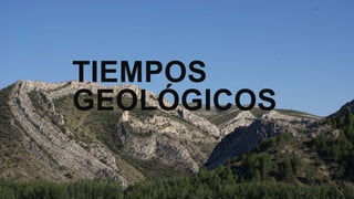 TIEMPOS
GEOLÓGICOS
 