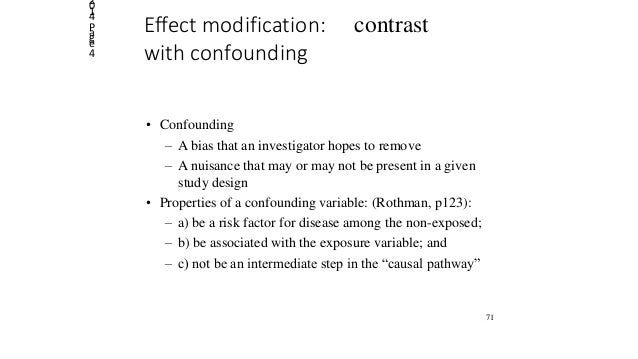 4 4 Effect Modification