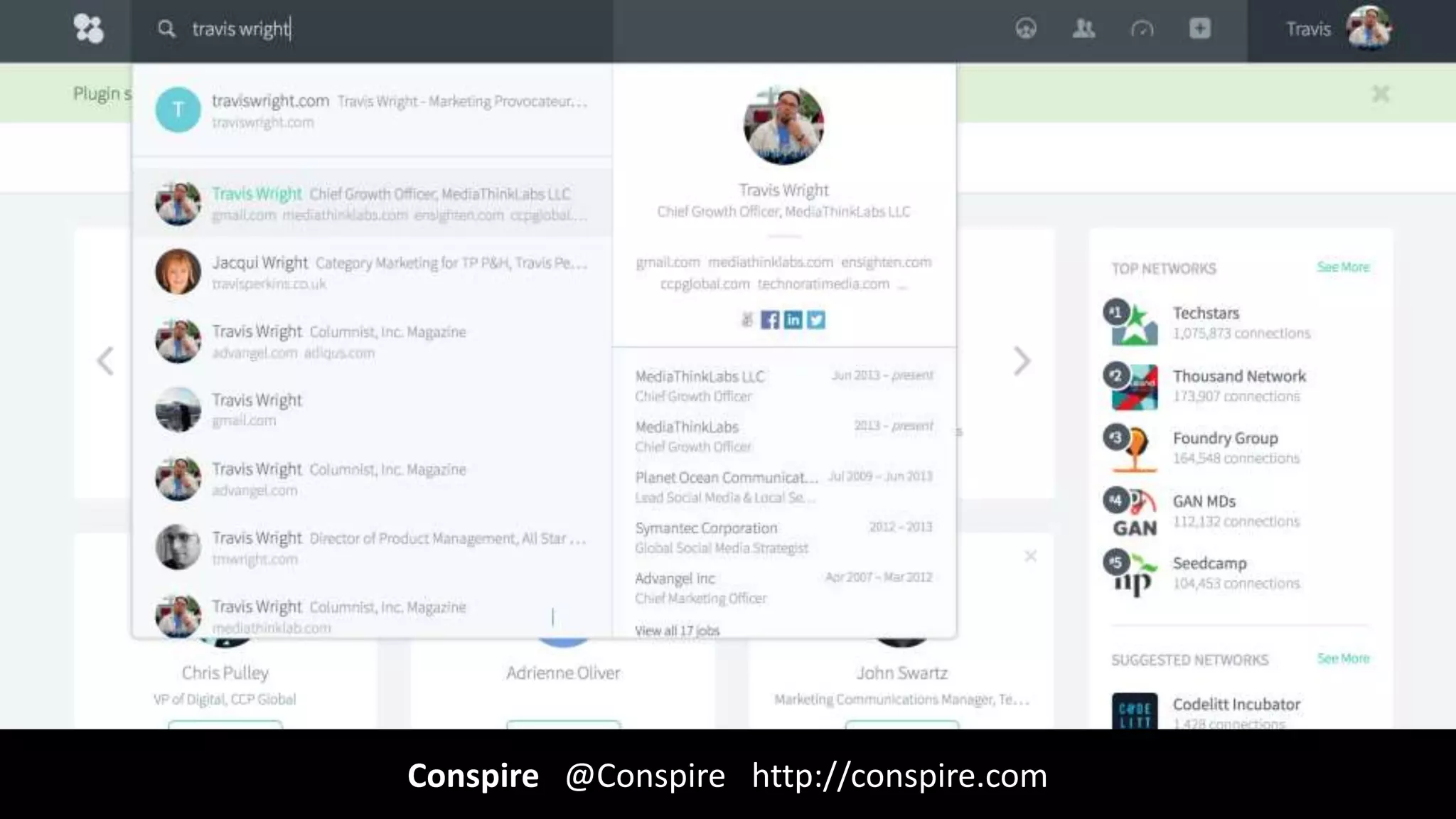 @teedubyaConspire @Conspire http://conspire.com
 